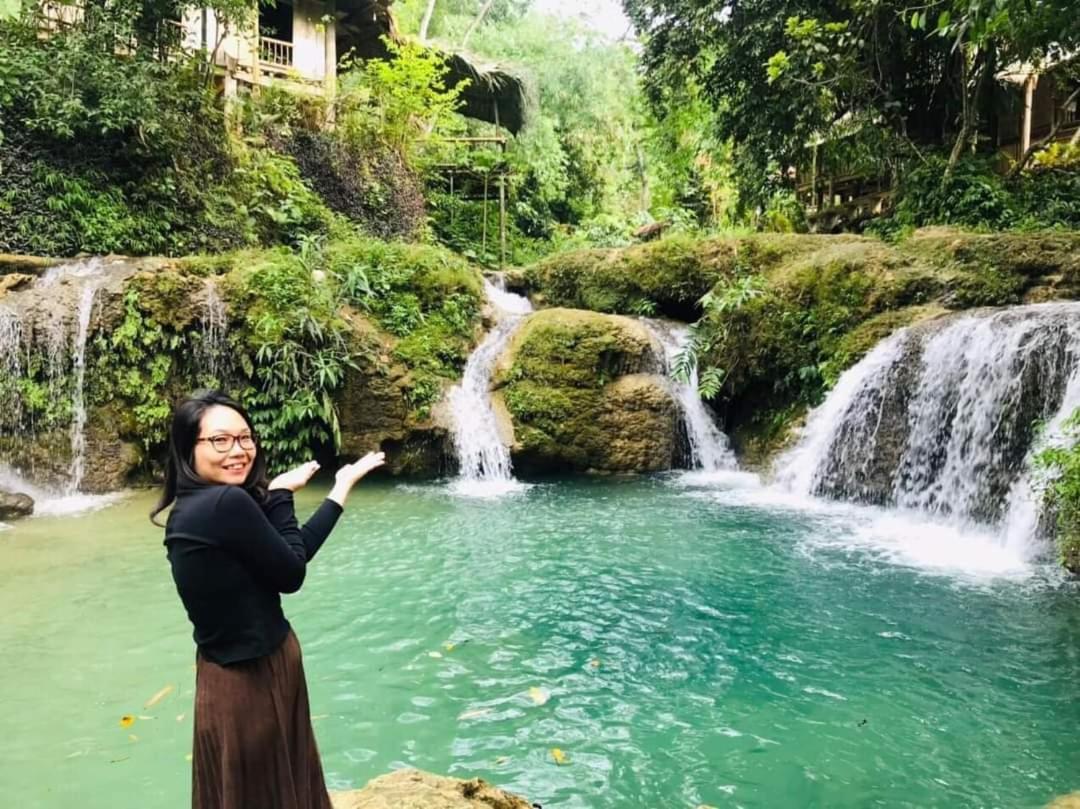 Lepont Mu Waterfall Bungalow Hòa Bình المظهر الخارجي الصورة
