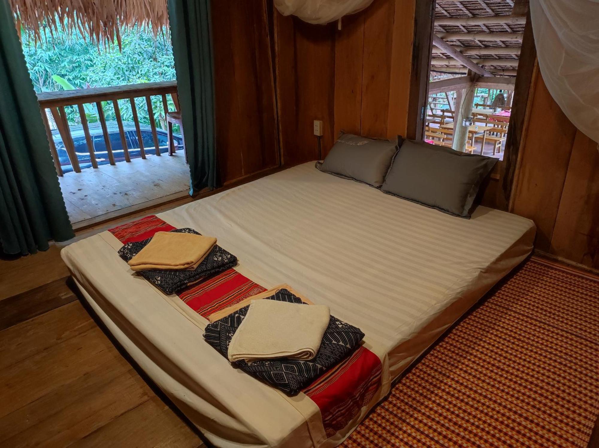 Lepont Mu Waterfall Bungalow Hòa Bình المظهر الخارجي الصورة