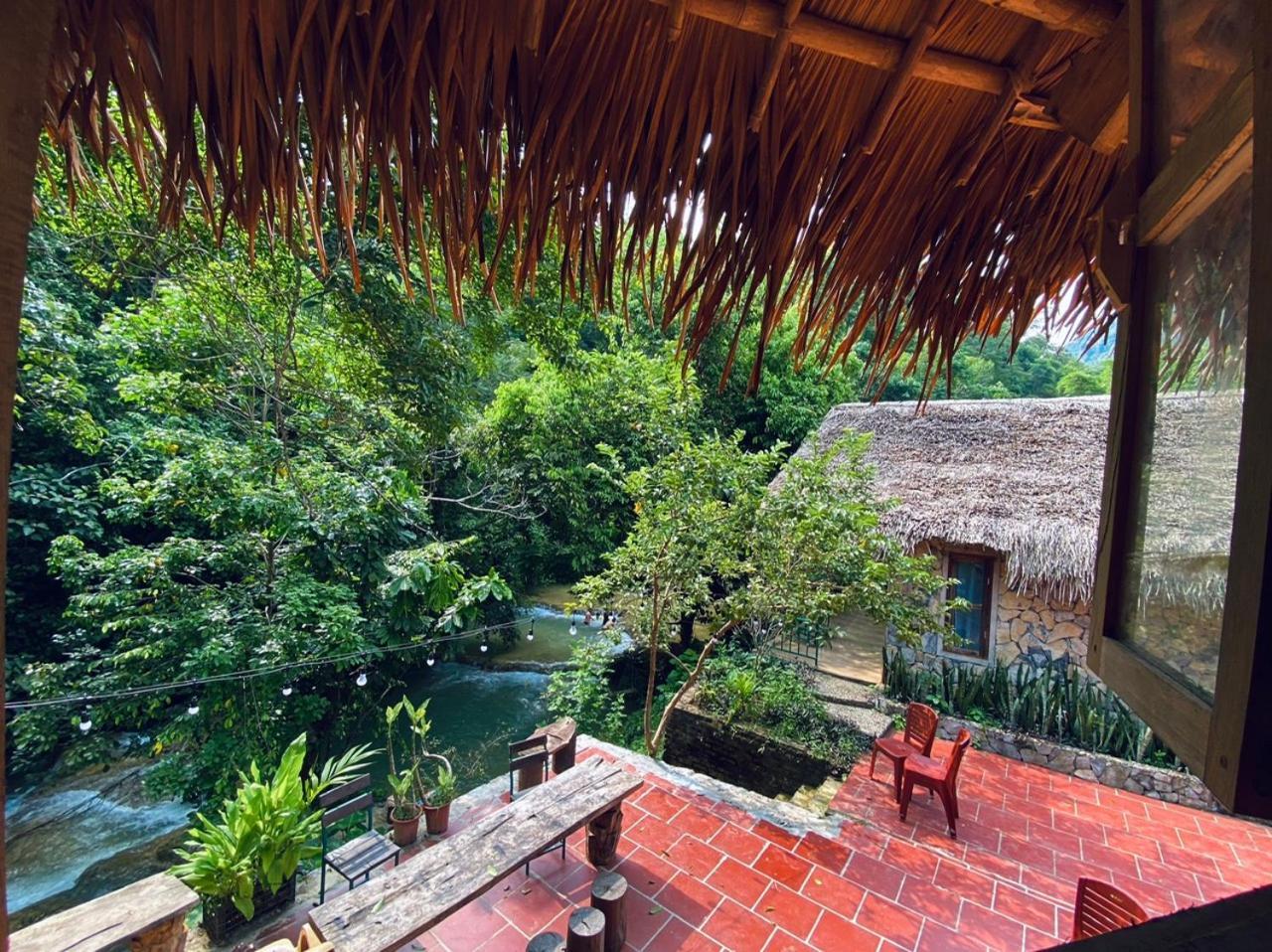 Lepont Mu Waterfall Bungalow Hòa Bình المظهر الخارجي الصورة