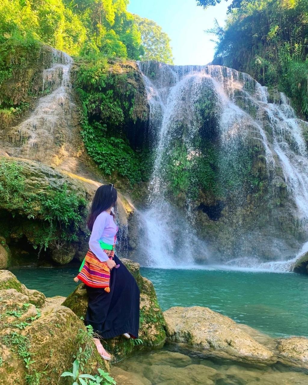 Lepont Mu Waterfall Bungalow Hòa Bình المظهر الخارجي الصورة