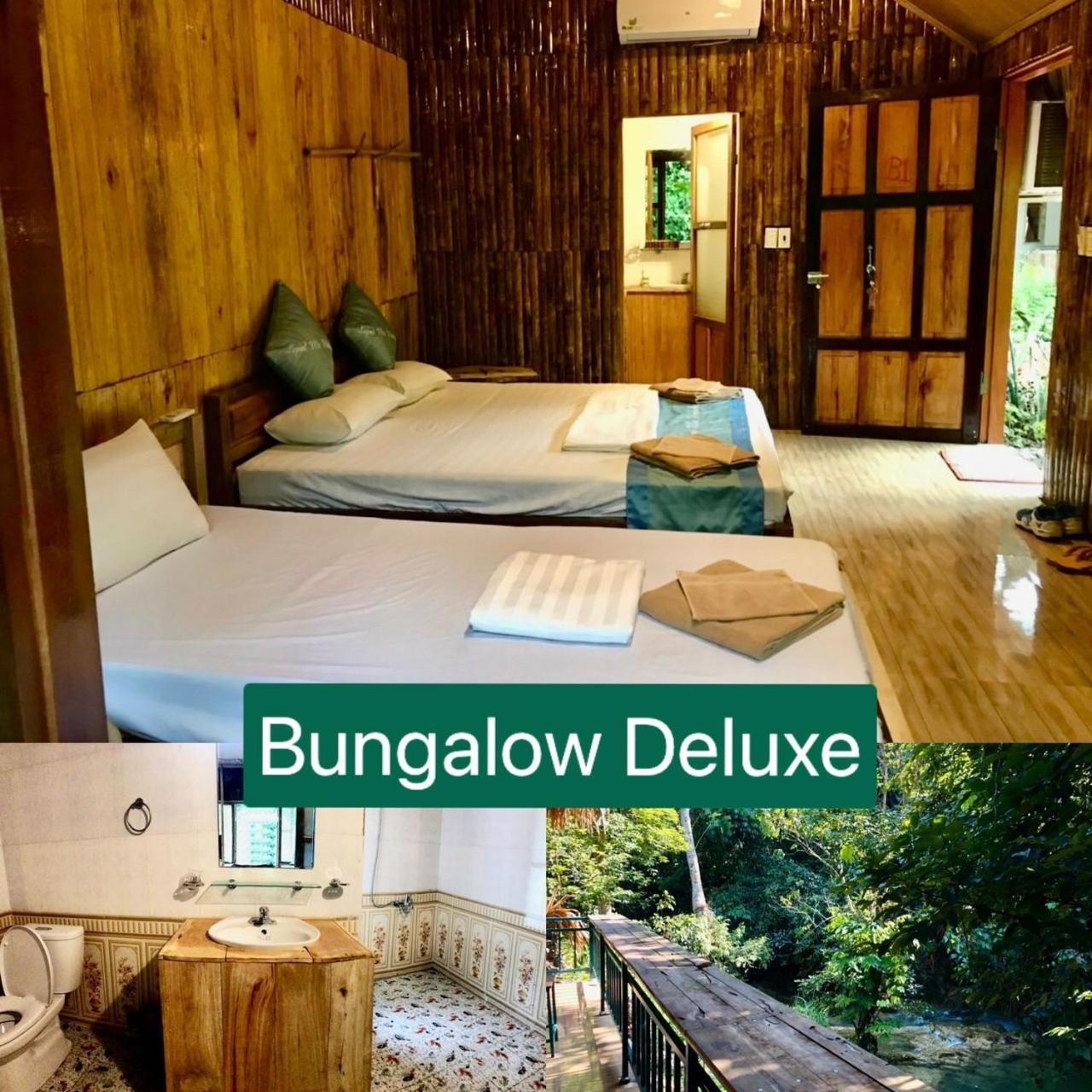 Lepont Mu Waterfall Bungalow Hòa Bình المظهر الخارجي الصورة