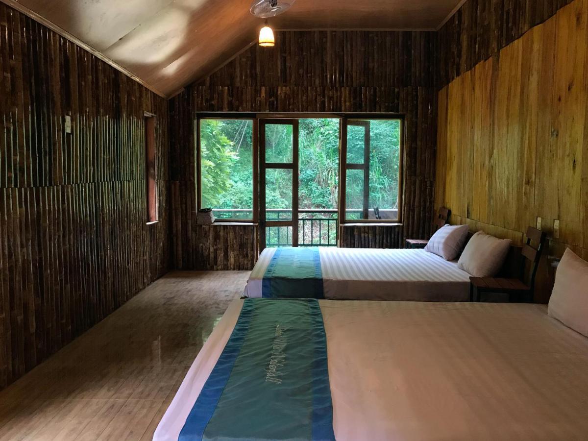 Lepont Mu Waterfall Bungalow Hòa Bình المظهر الخارجي الصورة