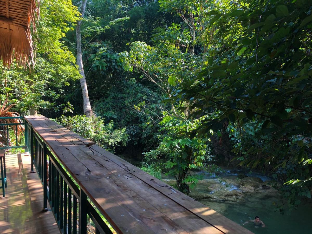 Lepont Mu Waterfall Bungalow Hòa Bình المظهر الخارجي الصورة